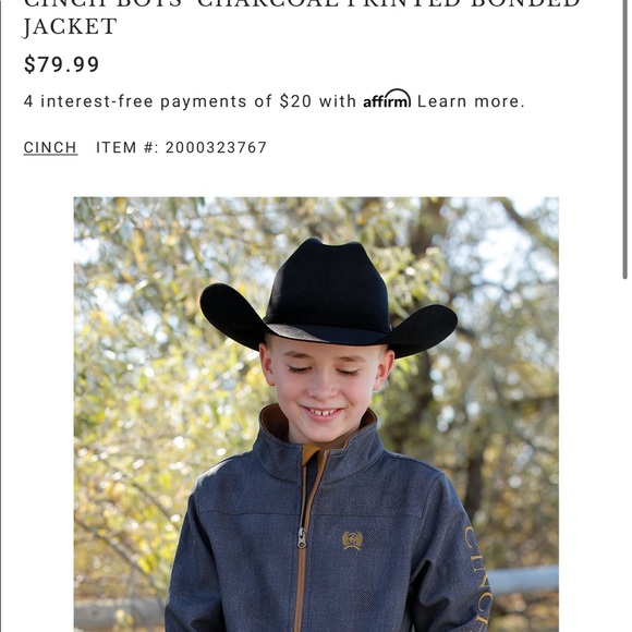 Cinch brown jacket Water resistant - Picture 3 of 3
